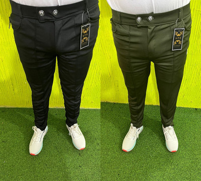 RATHORSONS Regular Fit Men Black, Green Trousers