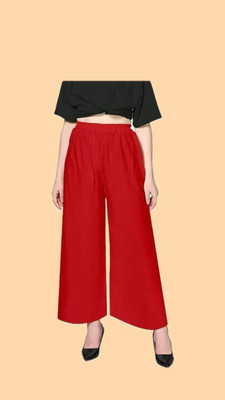 BCD FASHION Regular Fit Women Red Trousers