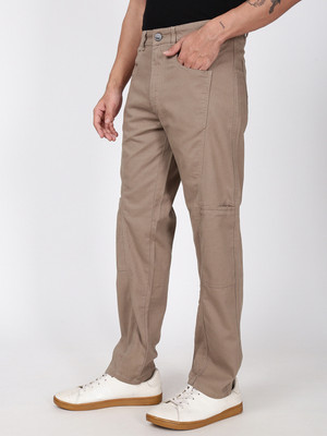 iVOC Relaxed Men Brown Trousers