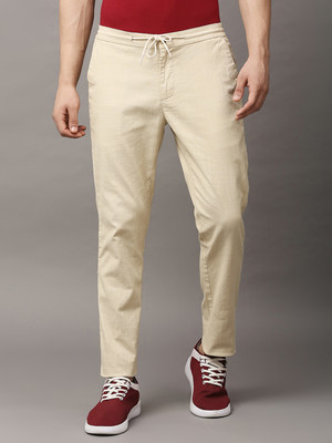 THOMAS SCOTT Slim Fit Men Beige Trousers
