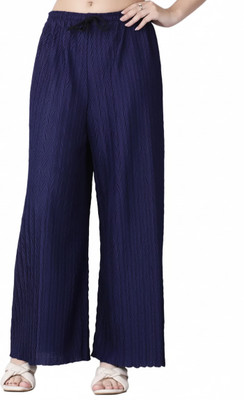 FIRST ARRIVAL Regular Fit Women Dark Blue Trousers