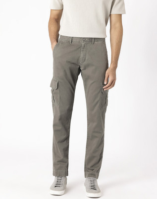 RARE RABBIT Regular Fit Men Grey Trousers