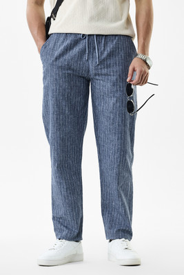 Snitch Relaxed Men Blue Trousers