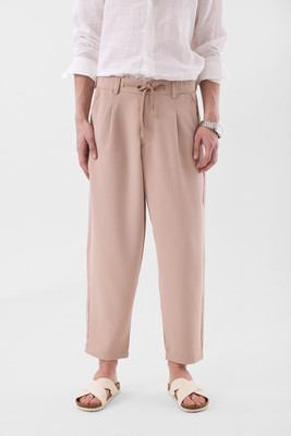 Snitch Relaxed Men Beige Trousers