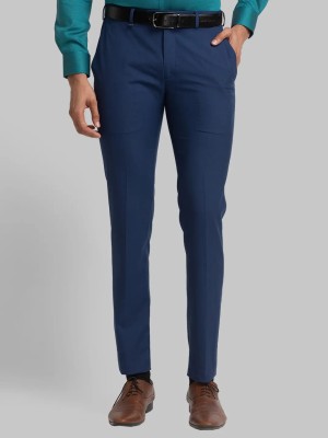 Raymond Relaxed Men Blue Trousers