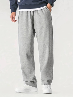 WEVOK WEAR Relaxed Men Grey Trousers