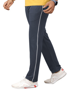 INDICLUB Loose Fit Men Grey Trousers