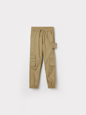 Fame Forever by Lifestyle Regular Fit Boys Brown Trousers