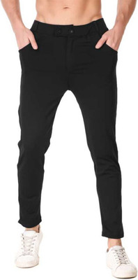 ynam Regular Fit Men Black Trousers
