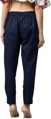 HouseOfCommon Relaxed Women Dark Blue Trousers