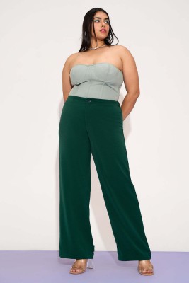 Freakins Women Green Trousers