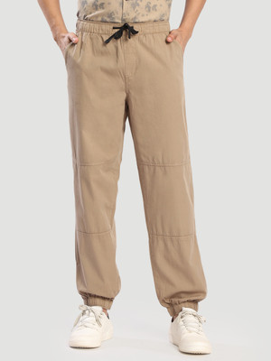 Bene Kleed Relaxed Men Brown Trousers