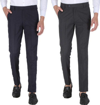 METRONAUT Slim Fit Men Multicolor Trousers
