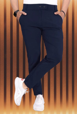 Nitya TrackP Regular Fit Men Blue Trousers