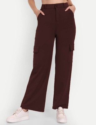 stylebella Regular Fit Women Brown Trousers