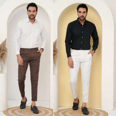 Shanta Enterprise Regular Fit Men Multicolor Trousers