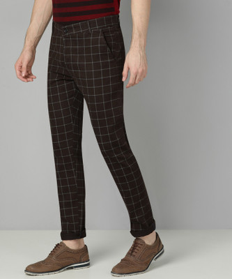 FUBAR Slim Fit Men Brown Trousers