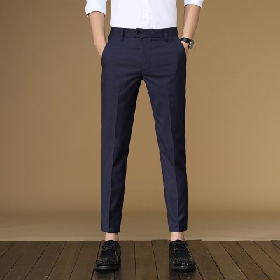 AXOLOTL Regular Fit Men Dark Blue Trousers