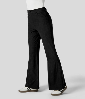 Rajovati Loose Fit Women Black Trousers