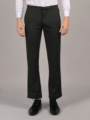 INTEGRITI Regular Fit Men Grey Trousers