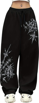 FASHIONKR Regular Fit Women Black Trousers