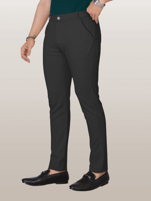 Nortex Relaxed Men Silver Trousers