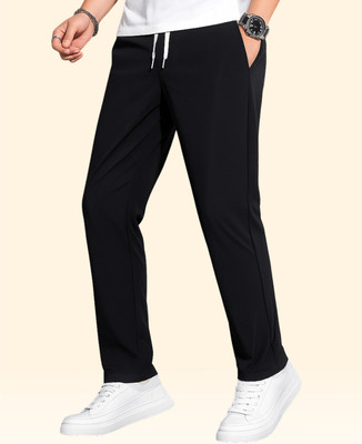 Uk lifestyle Relaxed Men Black Trousers