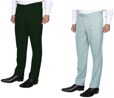 Indistar Slim Fit Men Multicolor Trousers