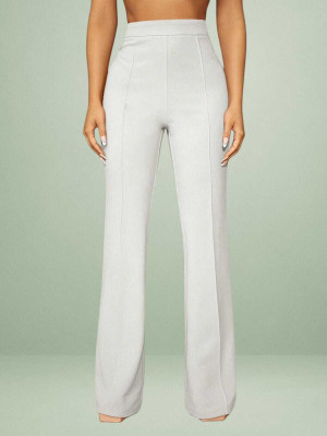 JenilEStore Comfort Fit Women White Trousers