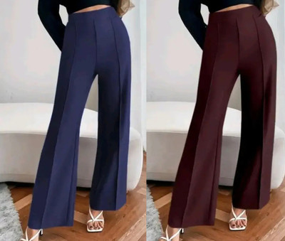 Sara lifestyle Regular Fit Women Multicolor Trousers