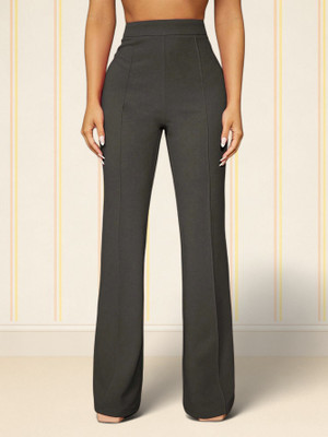 nitafashion Loose Fit Women Grey Trousers