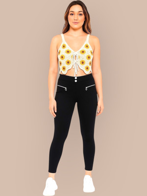 LaxmiEmpiree Comfort Fit Women Black Trousers