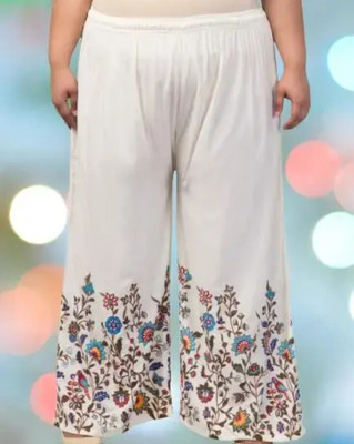Shafaq enterprises Comfort Fit Women White Trousers