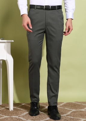 METRONAUT Regular Fit Men Grey Trousers