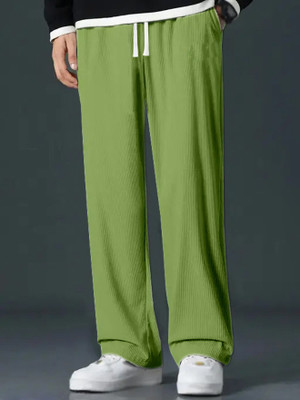 Rajovati Relaxed Men Light Green Trousers