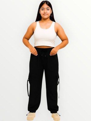 Classy creations Comfort Fit Women Black Trousers
