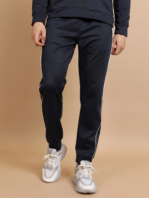 HIGHLANDER Slim Fit Men Dark Blue Trousers