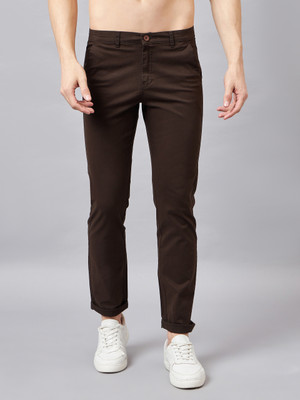 STUDIO NEXX Relaxed Men Brown Trousers