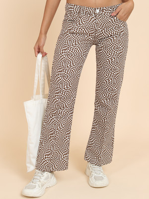 Tokyo Talkies Regular Fit Women Multicolor Trousers