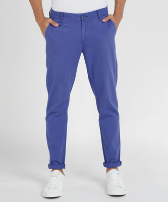 Roadster Slim Fit Men Brown Trousers