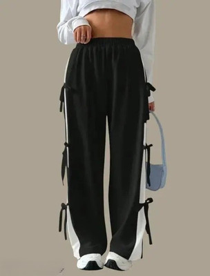 Utpalam Loose Fit Women Black Trousers