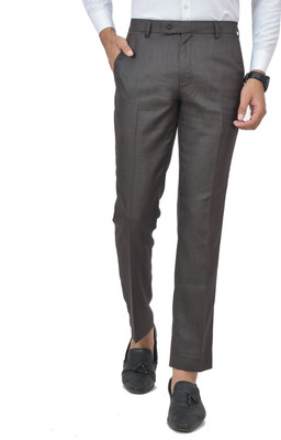 Macberrys Regular Fit Men Brown Trousers