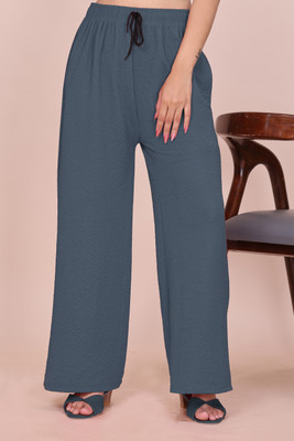 Tannu Fashion Relaxed Women Grey Trousers