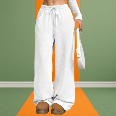 Trendnaari Regular Fit Women White Trousers