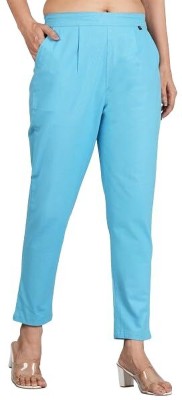 Neelam Sharma Regular Fit Women Blue Trousers