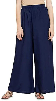 ABCD Regular Fit Women Dark Blue Trousers