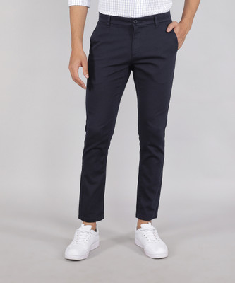 U.S. POLO ASSN. Slim Fit Men Blue Trousers