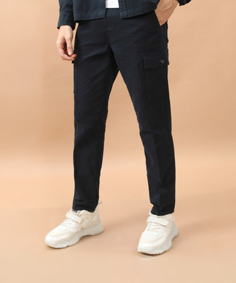 HIGHLANDER Regular Fit Men Dark Blue Trousers