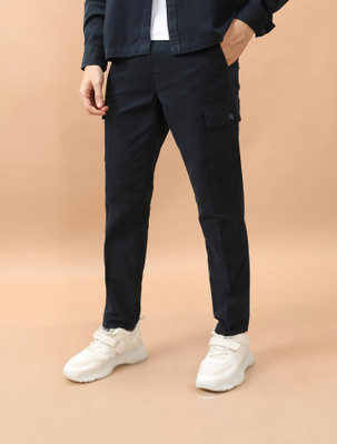 HIGHLANDER Regular Fit Men Dark Blue Trousers