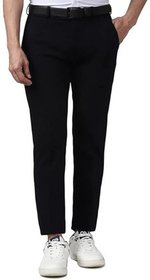 Republic Slim Fit Men Black Trousers